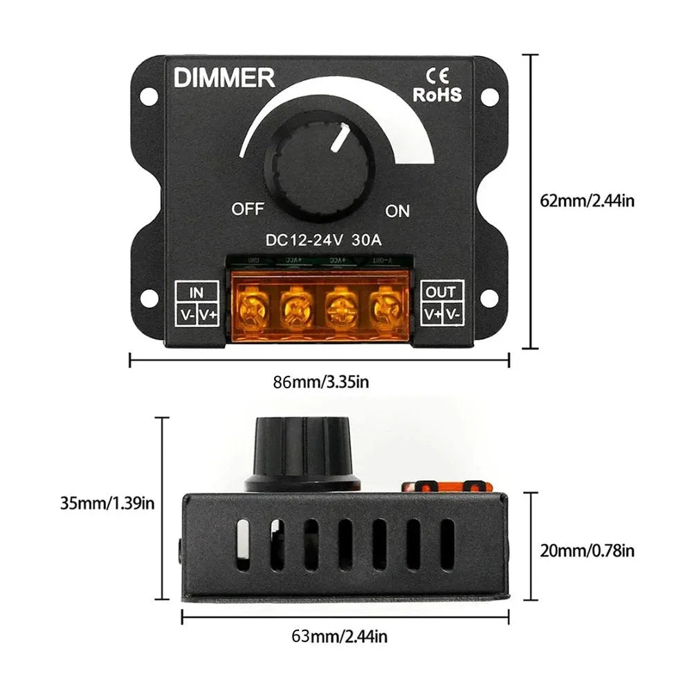 12V-24V LED Dimmer Switch