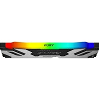 Kingston FURY Renegade KF564C32RSAK2-64 64GB (2x 32GB) DIMM System Memory, 6400MHz, DDR5, CL32, Silver, RGB, Intel XMP