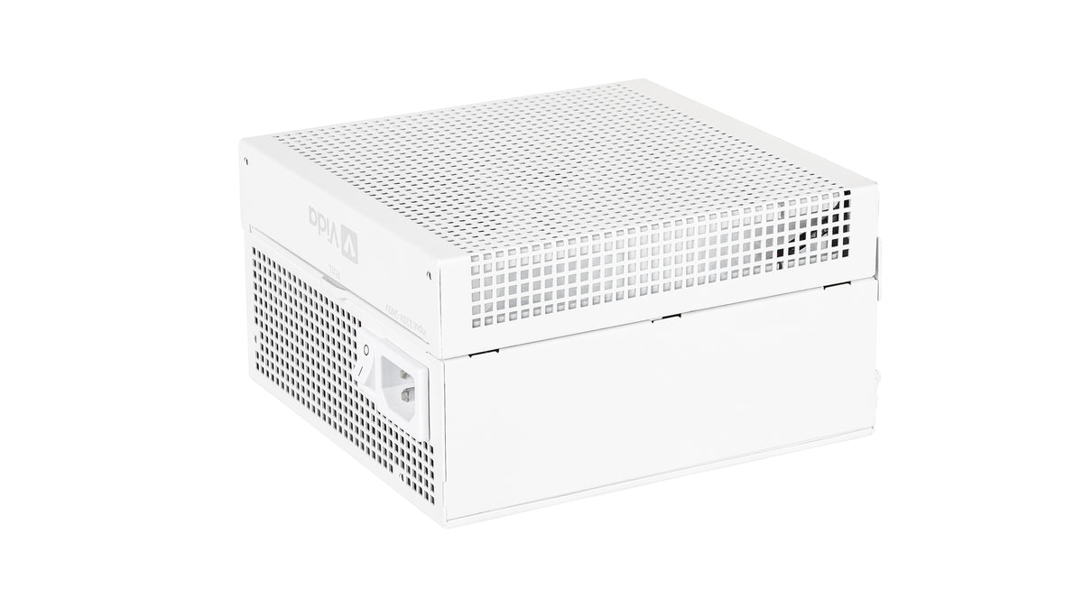 VIDA 850W Heracles White ATX 3.1 Gaming PSU, 80+ Bronze, 140mm Ultra-Quiet FDM Fan, Flat White Cables, PCIe 5.1, Power Lead Not Included power supply unit 24-pin ATX