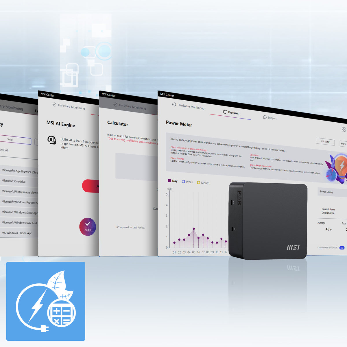 MSI Cubi NUC AI 1UMG Intel Core Ultra 5 125H ( 14th Gen - Core Ultra Series 1 ) , Barebone, NUC, SFF, Mini Computer, HTPC, (NO RAM, NO Storage, NO OS), Intel Graphics/DDR5/Dual ThunderBolt 4/Dual HDMI/Dual LAN/WiFi 6E/BT 5.3/VESA - NUC AI 1UMG I5 125H BB