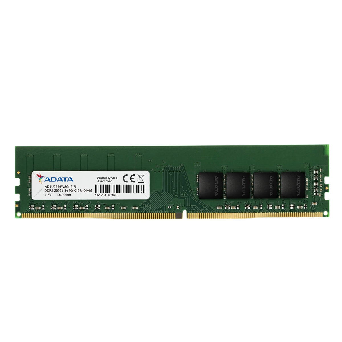 ADATA Premier AD4U266616G19-SGN 16GB (1x 16GB) DIMM System Memory, 2666MHz, DDR4, CL19