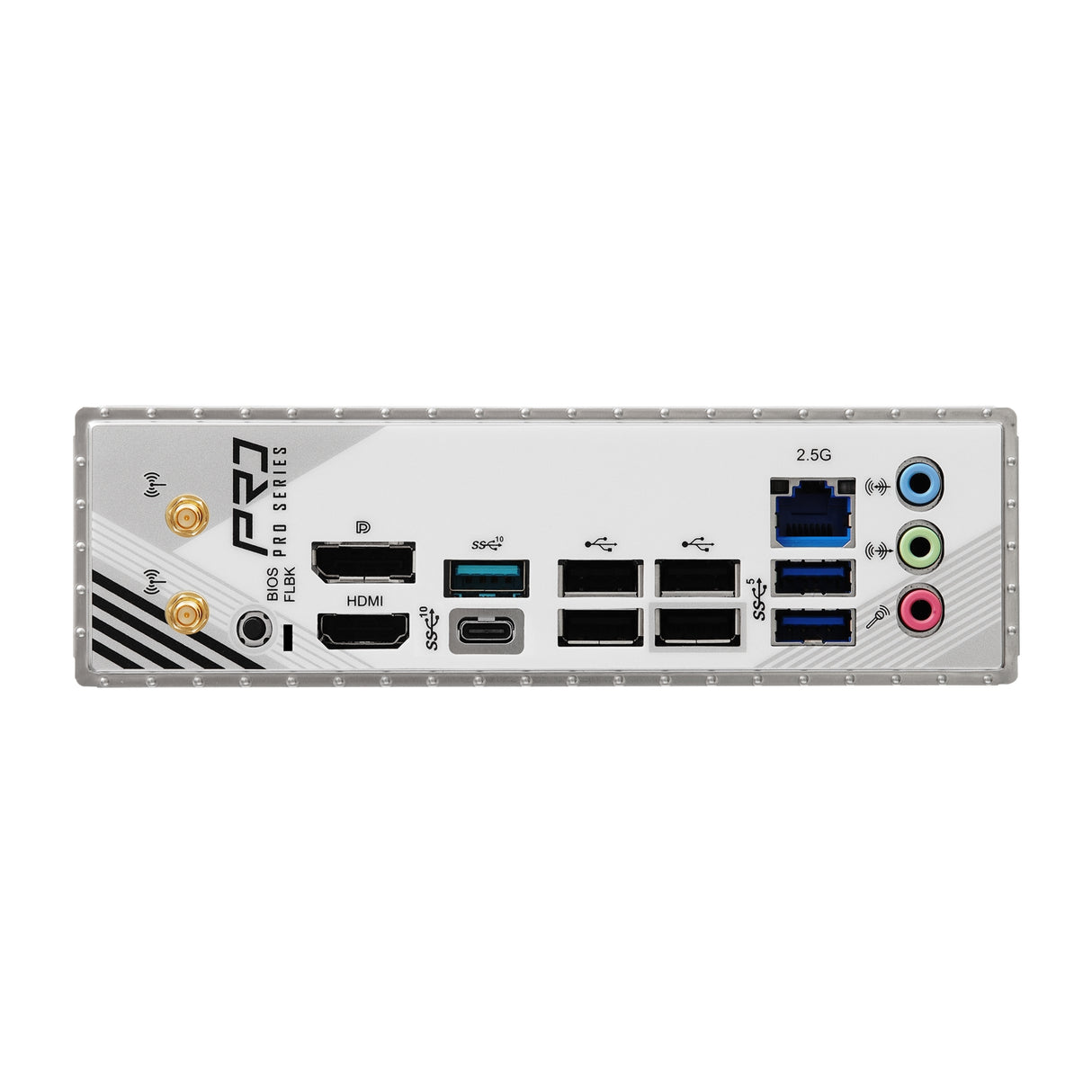 ASRock B850M Pro RS WiFi AMD AM5 Socket Motherboard, Micro-ATX, 4x DDR5 Slots, 3x M.2 Sockets, Fitted I/O Shield, 2.5GbE LAN, Wi-Fi 6E, 1x DisplayPort / 1x HDMI Port