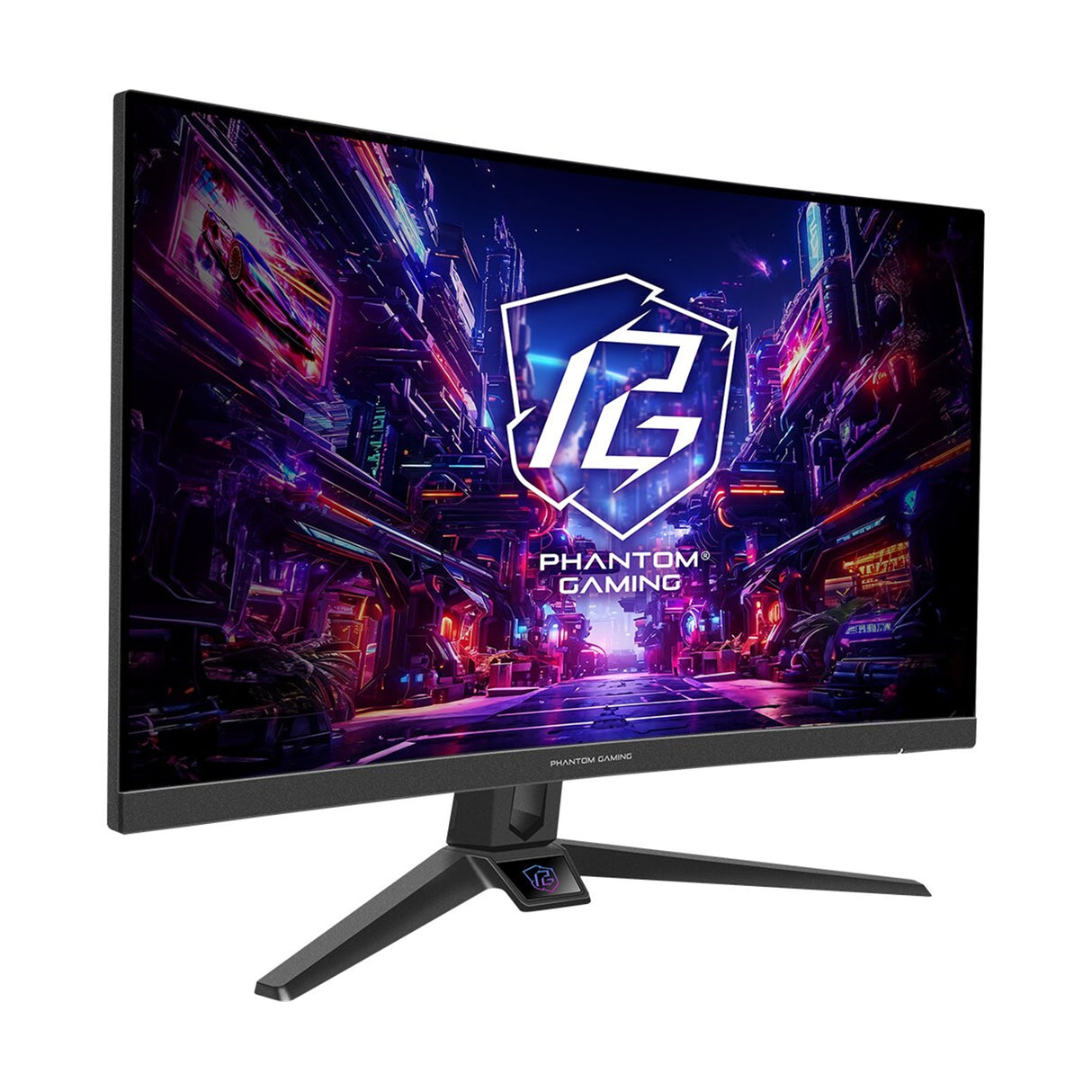 ASRock Phantom Gaming PG27FRS1A 27 Inch FHD (1920 x 1080) VA Curved (1500R) Gaming Monitor, 280Hz 1ms (MPRT) Response Time, 2 x HDMI 2.0, 1 x DisplayPort 1.4, Headphone Out, Tilt, Swivel Adjustment