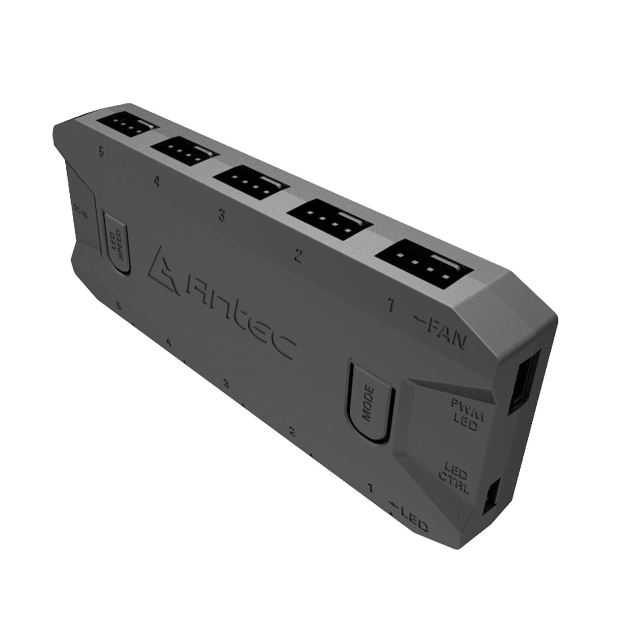 Antec ARGB & Fan Controller - 5 PWM Fan Ports, 5 ARGB LED Ports, SATA Power, Compact Design, 2-Year Warranty