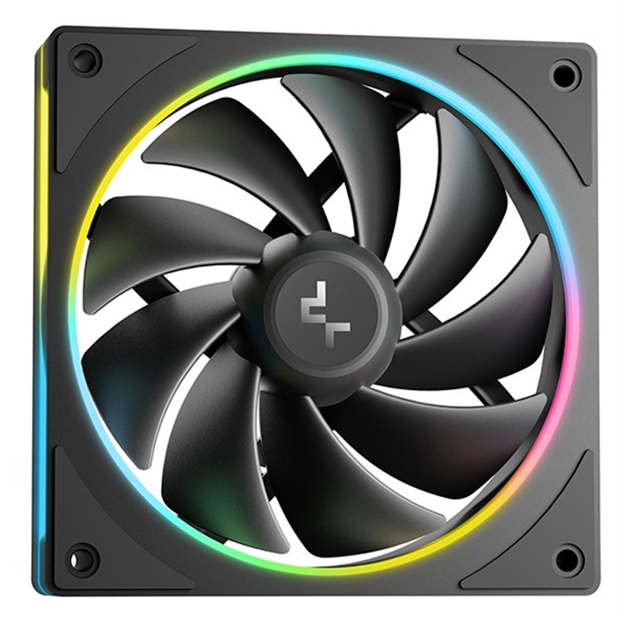 DeepCool LM240 Liquid CPU Cooler with 2.4" IPS Display, 240mm AIO, Dual 120mm ARGB Fans, Anti-Leak Technology, PWM Pump, Intel LGA 1851/1700 & AMD AM5 Compatible, Black