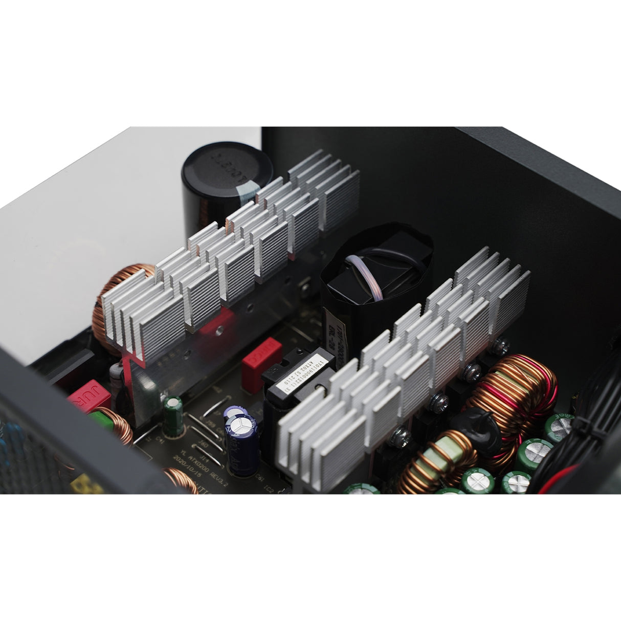 DeepCool PF400 80 PLUS Standard Power Supply 400W, Silent Hydraulic Bearing Fan, Reliable Protection, Flat Black Cables, 85% Efficiency