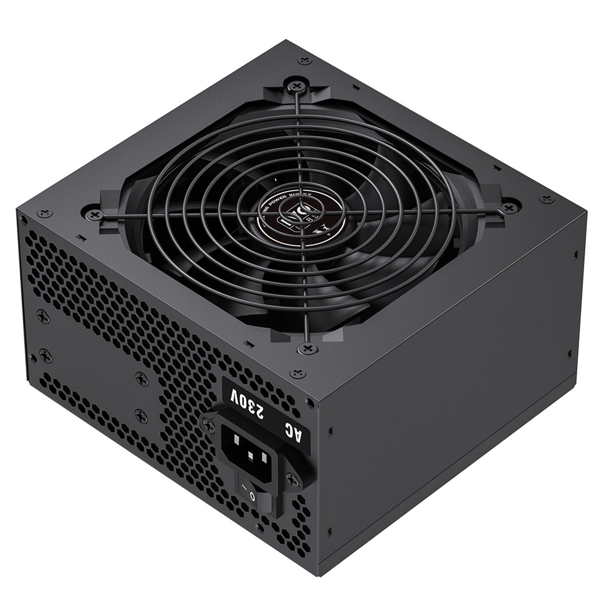 EVO LABS BR750-12BL 750W PSU,120mm Black Silent Fan with Improved Ventilation, Non Modular, High-Efficiency, PFC Certified, CE Compliant, Retail Packaged
