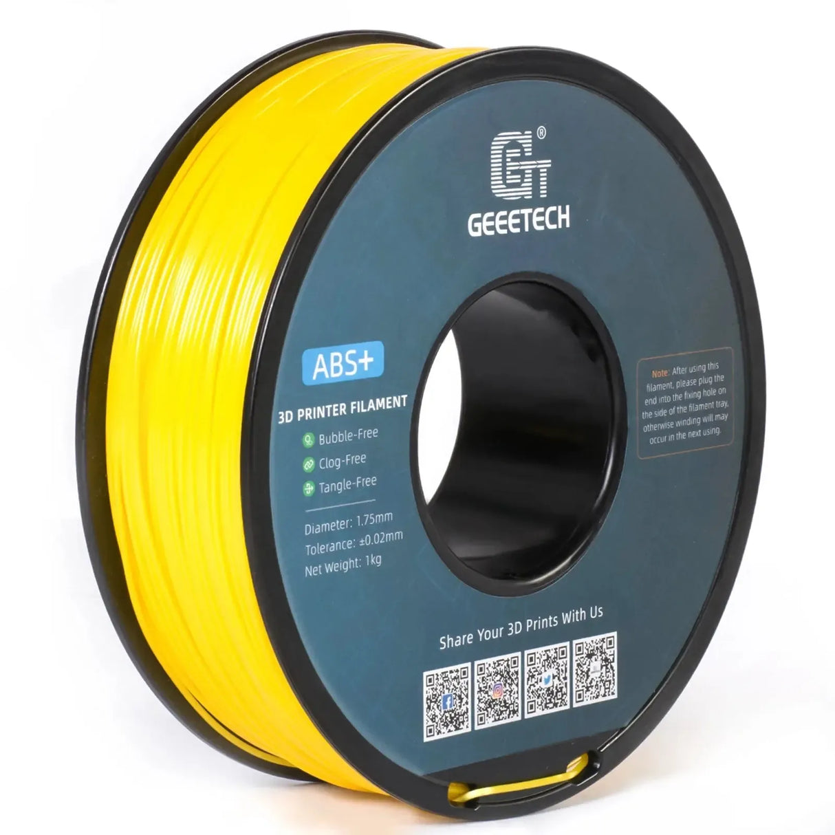 Geeetech ABS 3D Filament 1.75mm 1KG plastic