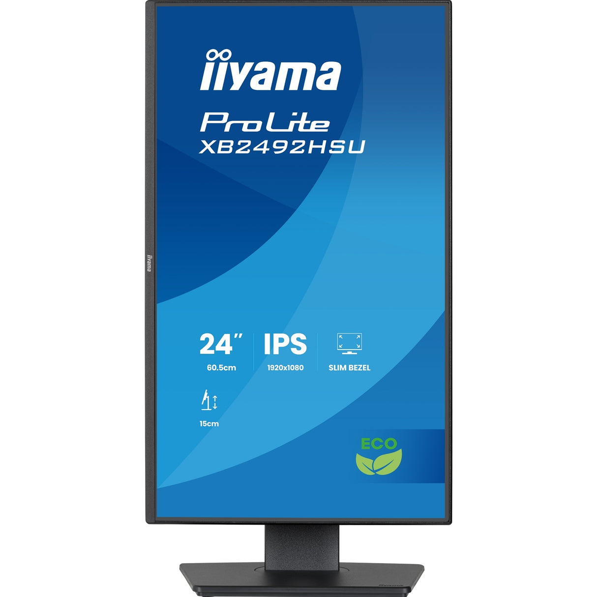 Iiyama ProLite 24-Inch 120Hz Full HD IPS Height Adjustable Monitor with Slim Bezel, HDMI, DisplayPort & USB Hub