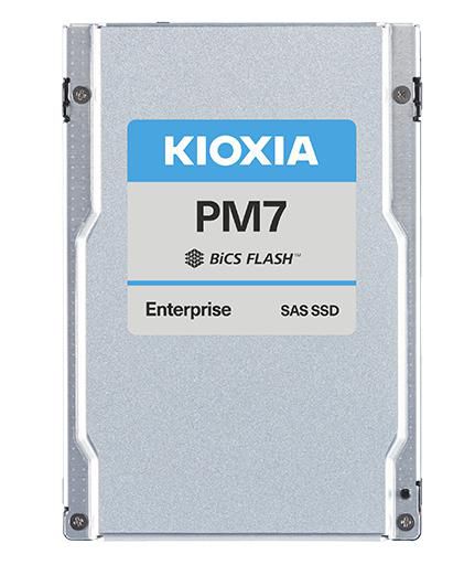 KIOXIA 7680GB, SAS-4, BiCS FLASH TLC, 4200/4100 MB/s, Self-Encrypting Drive (SED)
