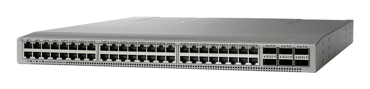 Cisco Nexus 9300 with 48p 1/10G/25G SFP28 ports and 6p 40G/100G QSFP28 ports