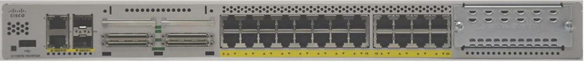 Cisco 1100 Terminal Services Gateway w/ 32 Async,24-layer 2 switch Port, 1 NIM with support for 4G DRAM