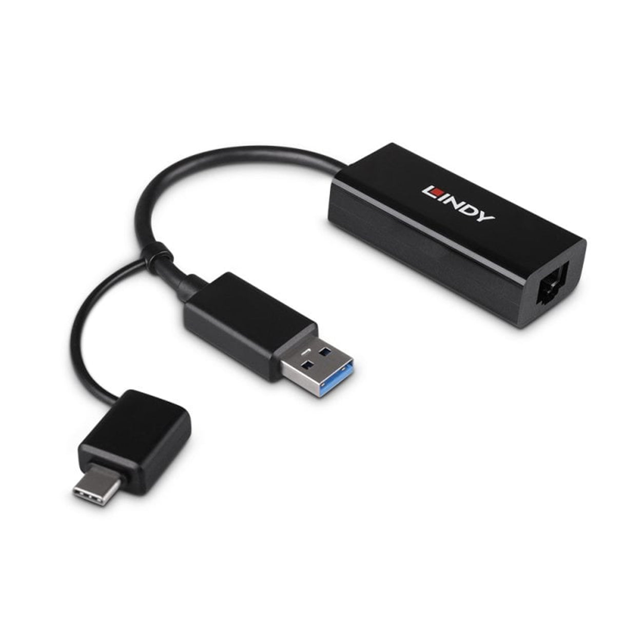 Lindy USB 3.2 Gen 1 Gigabit Ethernet Converter, Bus-Powered, No External Power Supply Required