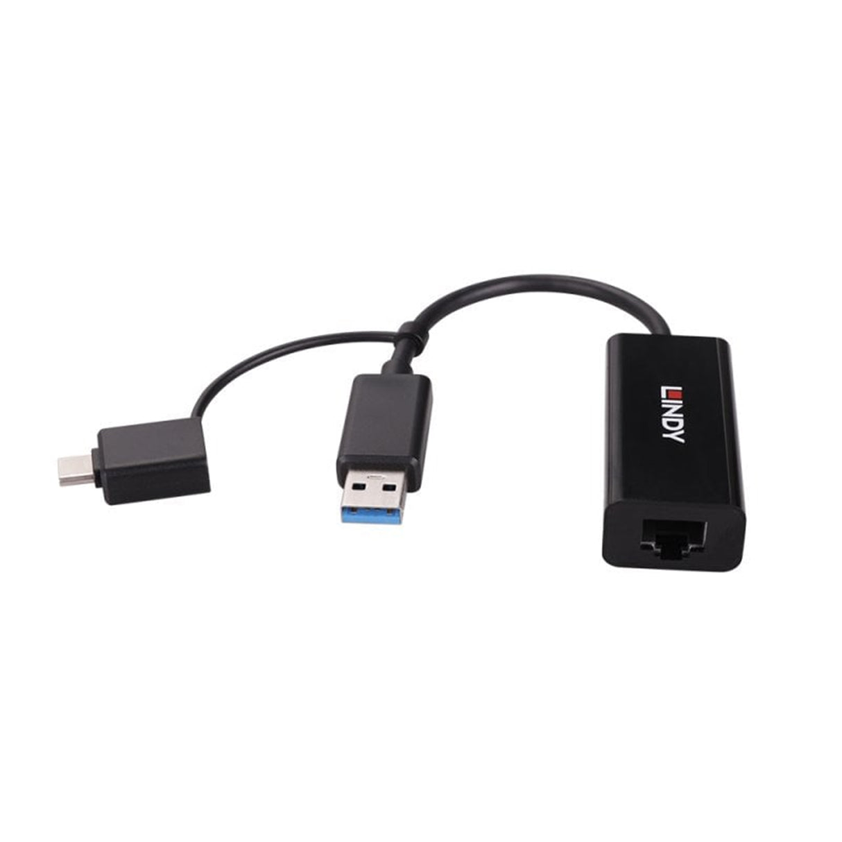 Lindy USB 3.2 Gen 1 Gigabit Ethernet Converter, Bus-Powered, No External Power Supply Required