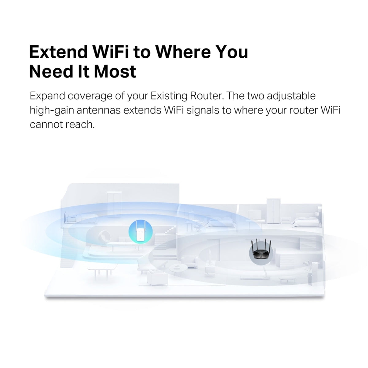 Mercusys ME60X AX1500 Wi-Fi Range Extender