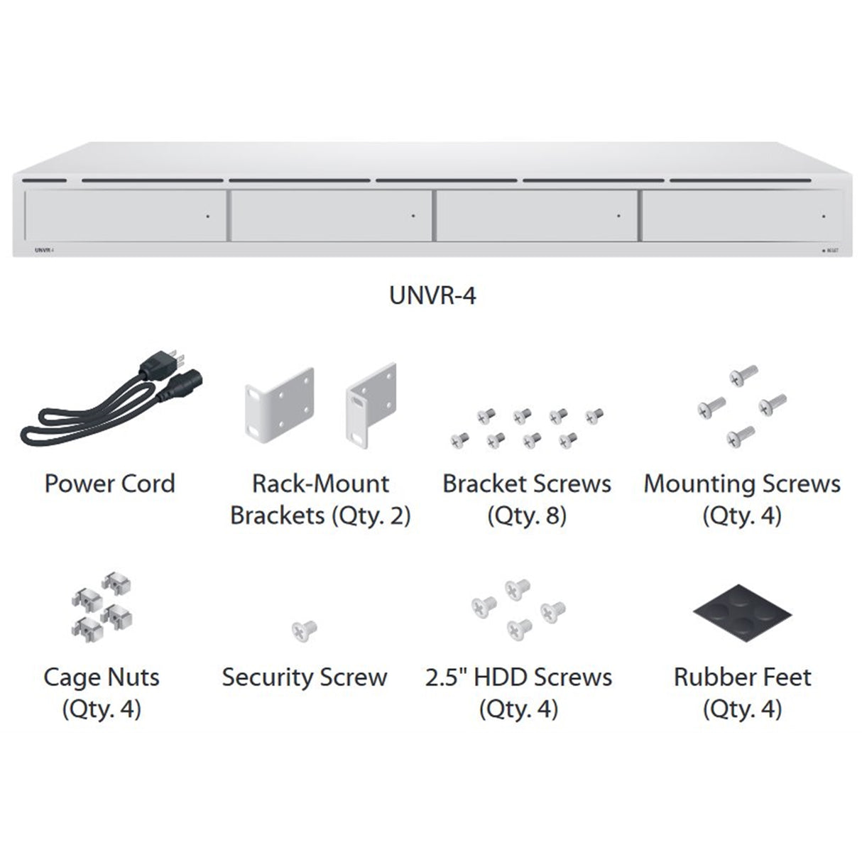 Ubiquiti UNVR UniFi Protect 4 Bay Network Video Recorder