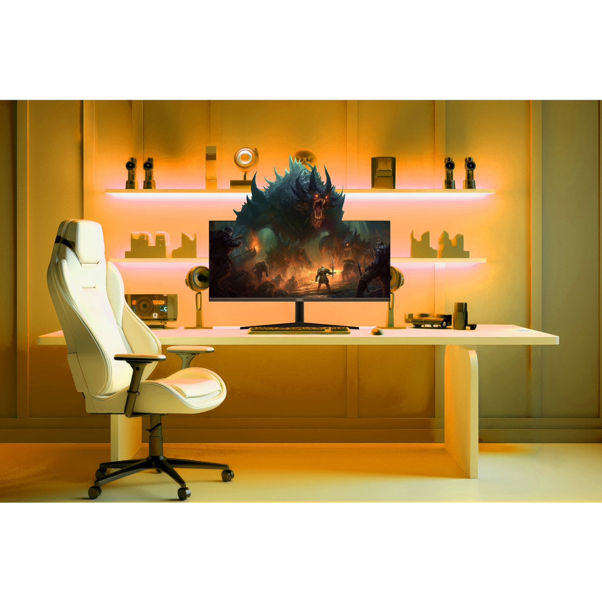 piXL 34-inch UWQHD UltraWide 165Hz Gaming Monitor with 100% sRGB Colour Gamut, Quad HD 3440 x 1440 IPS Panel & 1ms Response Time, 3 Year Warranty & Speakers