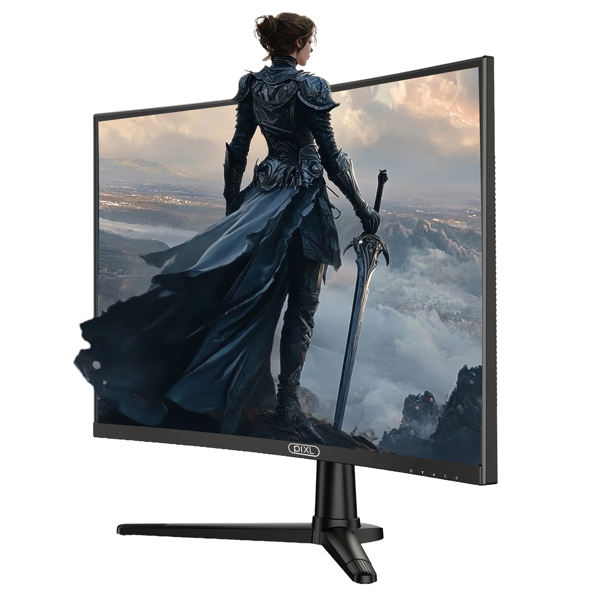 piXL PX27CC301B 27 Inch 240Hz HDR 10+ Full HD Curved Gaming Monitor with 1920 x 1080 Resolution, 1ms Response Time, HDR 10+, DisplayPort, HDMI & VESA Mount