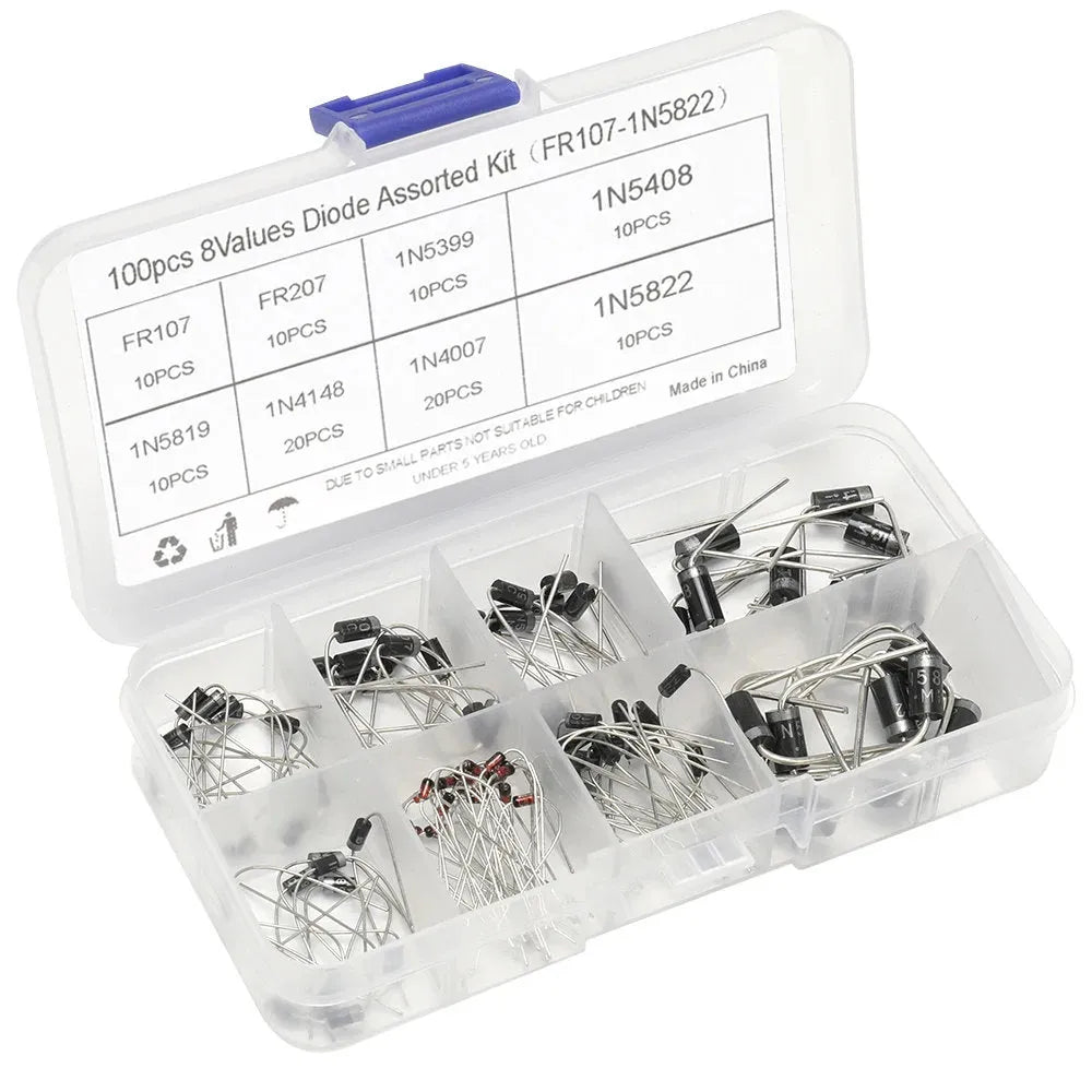 100pcs Diode Assortment