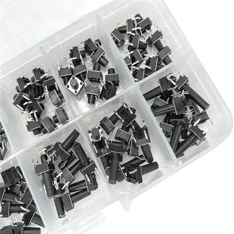 100pcs Push Button Switch Assortment