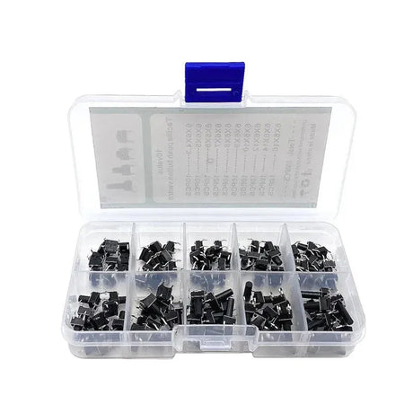 100pcs Push Button Switch Assortment