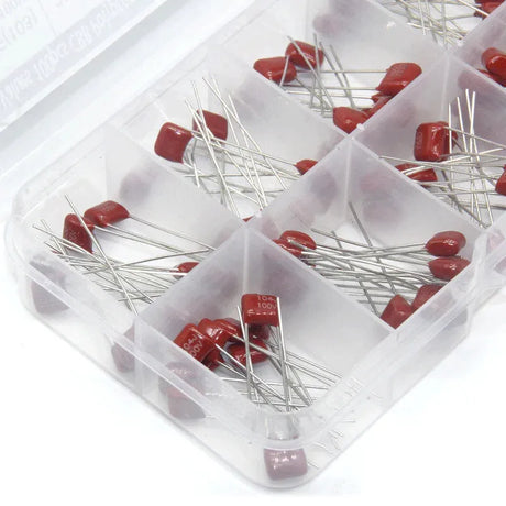 100pcs Thin Film Capacitor Assortment