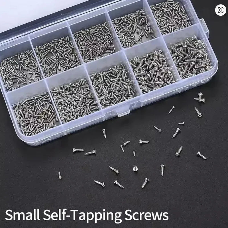 1200pcs Micro Screw Assortment