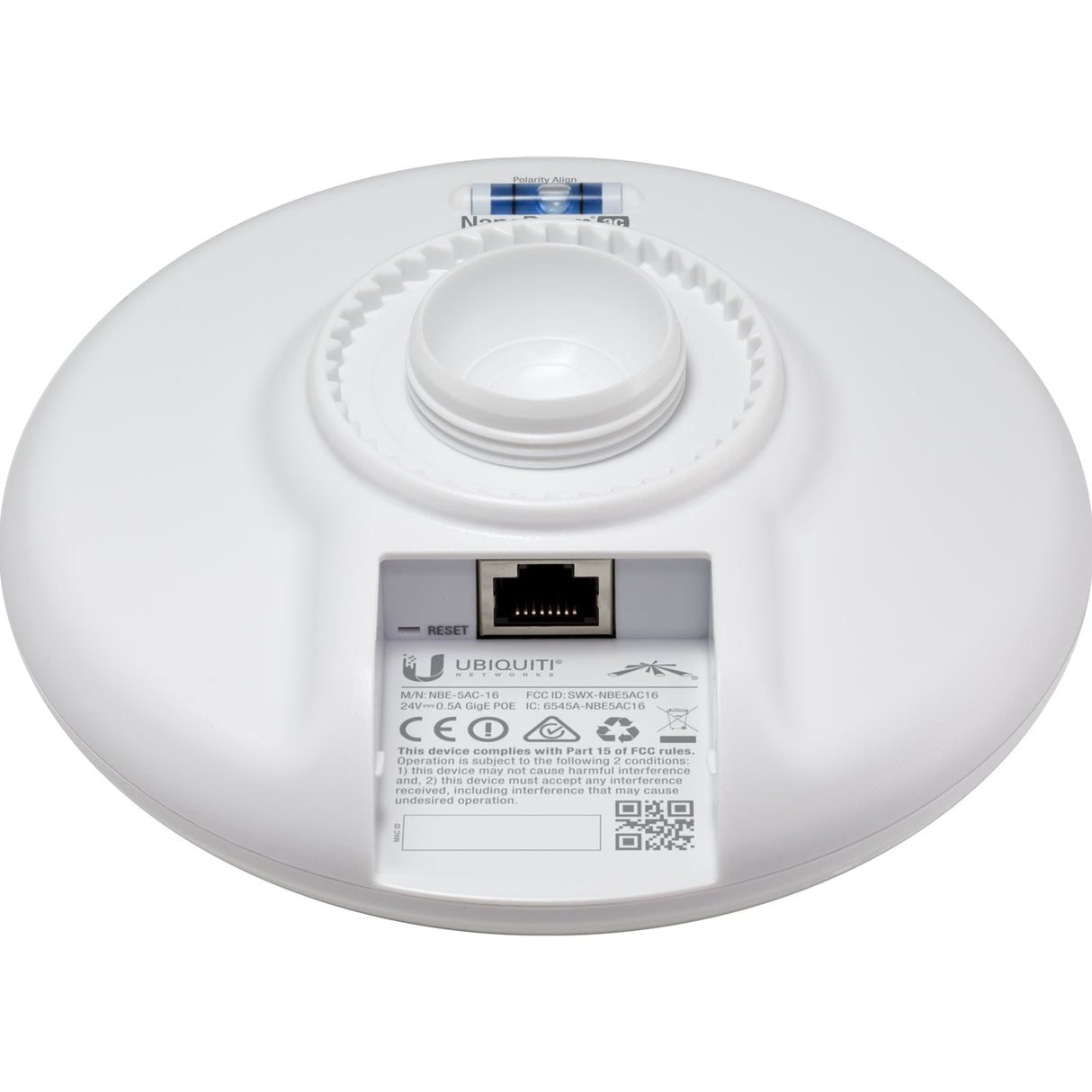 Ubiquiti NBE-M5-16 NanoBeam M5 5GHz 16dBi airMAX Outdoor Wireless CPE Bridge