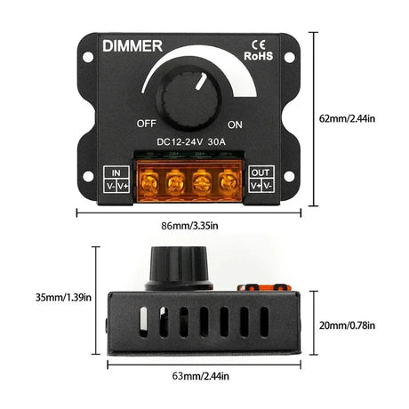 12V-24V LED Dimmer Switch