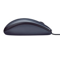 Logitech B100 Wired USB Mouse, 3-Buttons, 1000dpi and Optical Tracking, Ambidextrous Design for PC, Mac and Laptop, Black