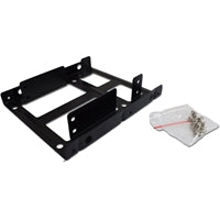 Evo Labs 2.5 INCH to 3.5 INCH Double Internal Drive Bay Adapter, Dual Metal, for 2.5 INCH SSD/HDD