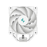 DeepCool AK400 WH Fan CPU Cooler, Universal Socket, High Performance 120mm Silent Hydro Bearing PWM White Fan, 1850RPM, 4 Heat Pipes, Unique Matrix Fin Design, White Version, Intel LGA 1700 Bracket Included