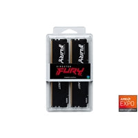 Kingston FURY Beast KF556C36BBEK2-32 32GB (2x 16GB) DIMM System Memory, 5600MHz, DDR5, CL36, Black, Intel XMP, AMD EXPO