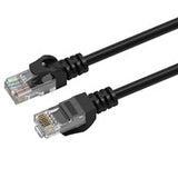 Prevo CAT6-BLK-5M Network Cable, RJ45 (M) to RJ45 (M), CAT6, 5m, Black, Oxygen Free Copper Core, Sturdy PVC Outer Sleeve & Clip Protector, Retail Box Packaging