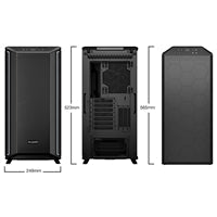 be quiet! Dark Base 701 Full Tower Gaming PC Case, Black, 3 pre-installed Silent Wings 4 140mm PWM high-speed fans, ARGB lighting with integrated ARGB controller, 3-year manufacturer's warranty
