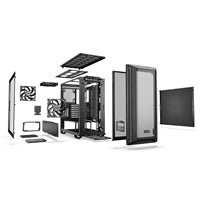 be quiet! Dark Base 701 Full Tower Gaming PC Case, Black, 3 pre-installed Silent Wings 4 140mm PWM high-speed fans, ARGB lighting with integrated ARGB controller, 3-year manufacturer's warranty