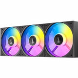 Antec Connect 120 ARGB Reverse 3-Pack 120mm PWM Fans with Daisy Chain Design and Vibration-Absorbing Pads