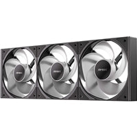 Antec Connect 120 ARGB Reverse 3-Pack 120mm PWM Fans with Daisy Chain Design and Vibration-Absorbing Pads