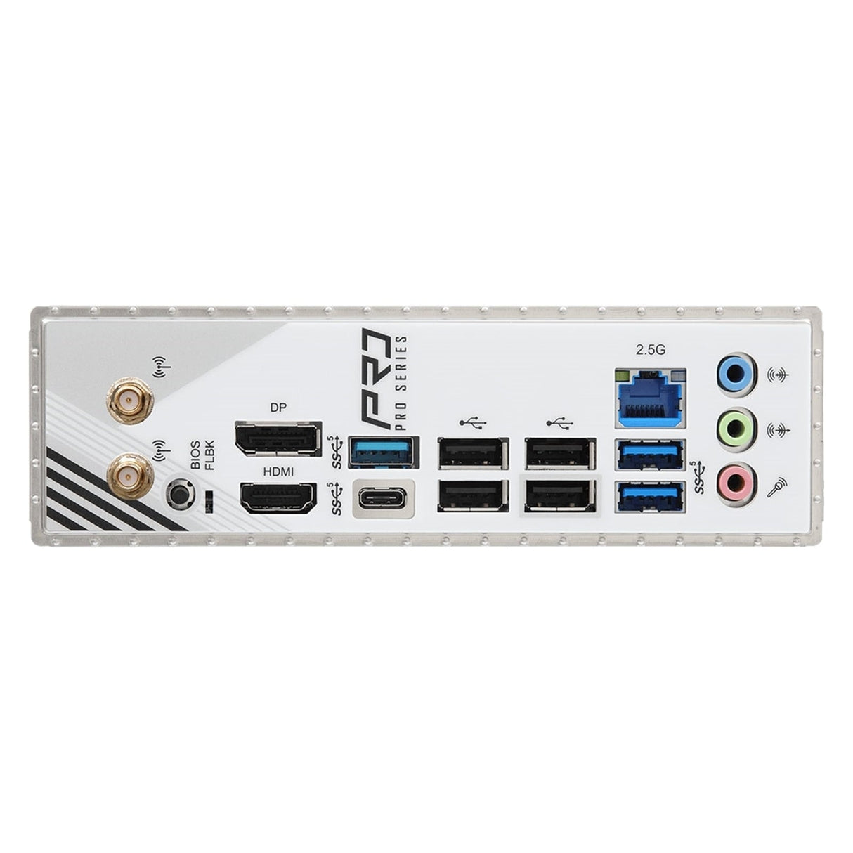 ASRock A620AM Pro RS WiFi AMD Socket AM5 Motherboard, 4x DDR5 Slots, 3x M.2 Socket, 2.5GbE LAN, Wi-Fi 6E, 1x HDMI Port / 1x DisplayPort