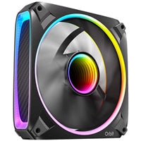 Antec Orbit 120 ARGB 120 mm PWM Fan Triple Pack  - 120 mm x 28 mm, Fluid Dynamic Bearing, 200-2000 RPM, 66.72 CFM, aRGB Lighting, Anti-Vibration Pads