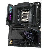 Gigabyte X870E AORUS PRO X3D AMD AM5 Socket Motherboard, ATX, 4x DDR5 Slots, 4x M.2 Sockets, Fitted I/O Shield, 5GbE LAN, Wi-Fi 7, 1x HDMI Port / 2x USB-C (USB4)