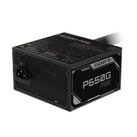 Gigabyte P650G PG5 650W ATX 3.1 Fully Modular Power Supply Unit, 80 Plus Gold Efficiency, PCIe 5.1 12VHPWR Connector, Gaming PC PSU