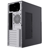 CiT Academy Mid-Tower Office PC Case With USB Type C and 80mm Rear Black Fan and 500W Power Supply Included