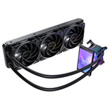 Antec Vortex View 360 Black AIO Liquid CPU Cooler, Massive 5-Inch Rotatable IPS LCD Display, 9th Gen Asetek Pump for 400W TDP, Triple 120mm PWM Fans,  ARGB Backglow