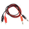 4mm Banana Plug sa Crocodile Clip Test Lead Set