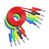 5PCS 4mm Copper Banana Plug sa Banana Plug na Mga Test Lead