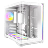 ANTEC Constellation C5 Curve White ARGB Case, Curved Glass Panels, Dual Chamber, Suporta sa back-connect motherboards, 4 x ARGB PWM fans na may built-in fan controller, ATX, Micro-ATX, ITX