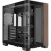 ANTEC Constellation C8 Dual Chamber Case, Gaming, Curve Wood, Full Tower, 2 x USB 3.0 / 1 x USB Type-C, Super wide angle single curved glass na may exotic wood, E-ATX, ATX, Micro ATX, ITX