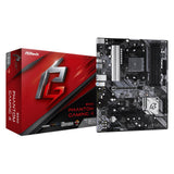 ASRock B550 Phantom Gaming 4 Super Alloy AMD AM4 Socket Motherboard, ATX, 4x DDR4 Slots, 2x M.2 Sockets, GbE LAN, 1x HDMI Port