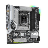 ASRock B760M Steel Legend WiFi Intel 1700 Socket Motherboard, Micro-ATX, 4x DDR5 Slots, 3x M.2 Sockets, Fitted I/O Shield, 2.5GbE LAN, Wi-Fi 6E, 1x DisplayPort / 1x HDMI Port